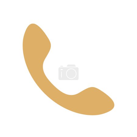 Vektor-Telefon-Symbol isoliert auf weißem Hintergrund