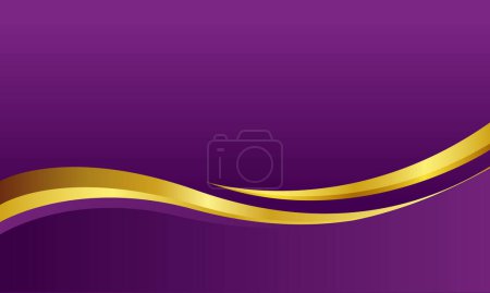 vector dark purple with luxury line design wave background