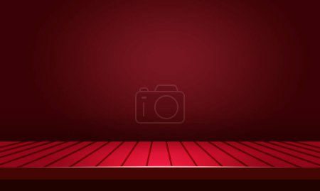 abstrakter roter Hintergrund für Web-Design-Vorlagen und Produktstudio mit sanftem Farbverlauf