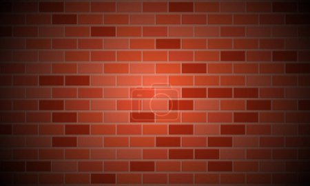 Background of old vintage brick wall,decorative dark brick wall surface for background