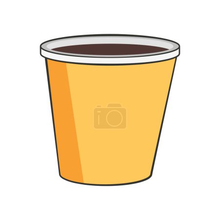 vector coffee cup icon design isolated