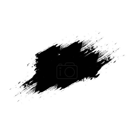 Téléchargez les illustrations : Modèle vectoriel noir couleur peinture pinceau course arrière-plan - en licence libre de droit