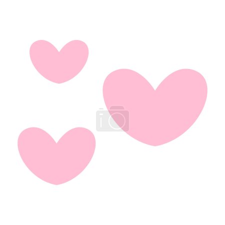 hand drawn heart isolated on white background