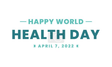 world health day font lettering calligraphy decoration ornament symbol