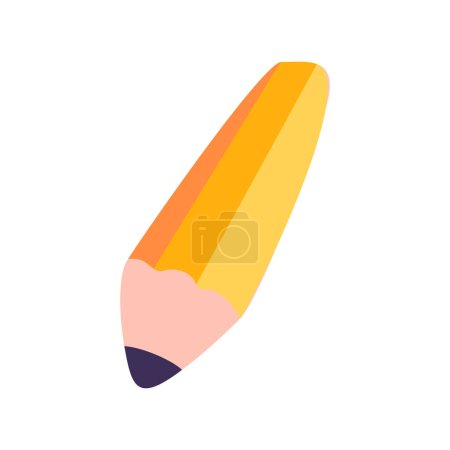 pencil illustration isolated on a white background