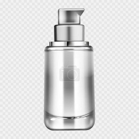 Cosmetics spray bottles isolated icons set on white background