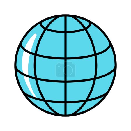 Global Communications Icon Design Illustration