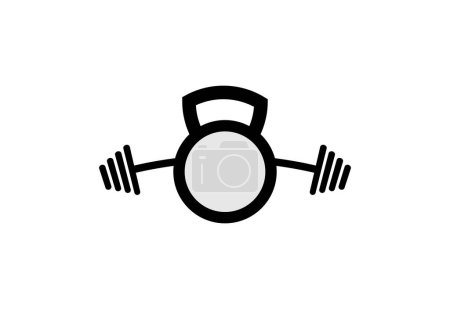 Fitness Club Logo, Fitness-Logo, Hantelsymbol, Gym Fitness Logo Bilder und Vektoren, Archivfotos