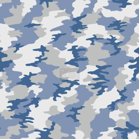 Illustration for Texture military camouflage repeats seamless army green hunting - Royalty Free Image