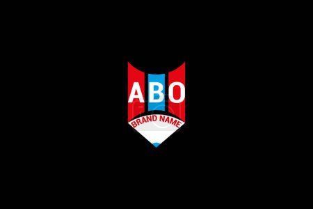 ABO letter logo vector design, ABO simple and modern logo. ABO luxurious alphabet design