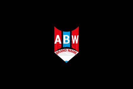 ABW Letter Logo Vektordesign, ABW einfaches und modernes Logo. Luxuriöses Alphabet-Design bei ABW