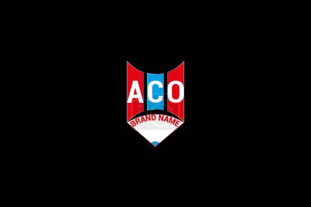 ACO Letter Logo Vektordesign, ACO einfaches und modernes Logo. ACO luxuriöses Alphabet-Design