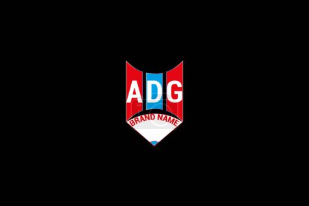 ADG lettre logo vectoriel design, ADG logo simple et moderne. ADG design alphabet luxueux