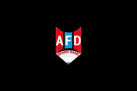 AFD letter logo vector design, AFD simple and modern logo. AFD luxurious alphabet design