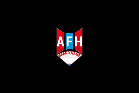 AFH letter logo vector design, AFH simple and modern logo. AFH luxurious alphabet design