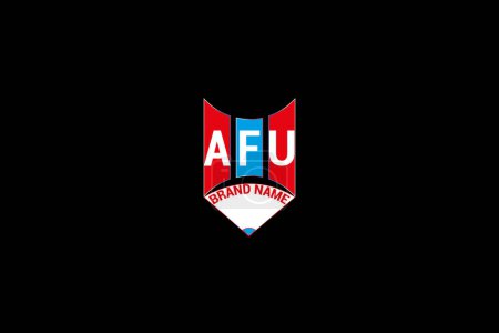 AFU letter logo vector design, AFU simple and modern logo. AFU luxurious alphabet design