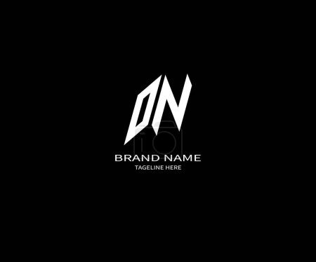 DN Letter Logo Vektordesign, DN einfaches und modernes Logo. DN luxuriöses Alphabet-Design