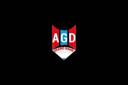 AGD letter logo vector design, AGD simple and modern logo. AGD luxurious alphabet design