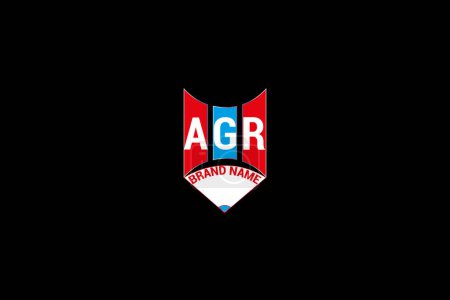 AGR Letter Logo Vektordesign, AGR einfaches und modernes Logo. AGR luxuriöses Alphabet-Design