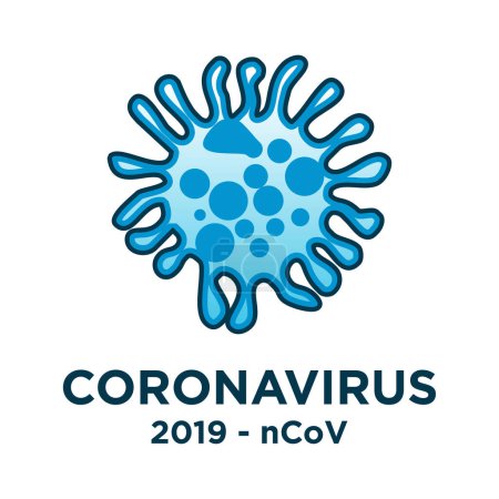 Illustration for Virus Corona vectors. Corona Virus in Wuhan.corona virus infection.White Background. Vector Illustration. - Royalty Free Image