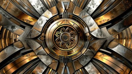 Luxury Deco Abstract with Metallic Accents for your background bussines, poster, wallpaper, banner, greeting cards, and advertising for business entities or brands.