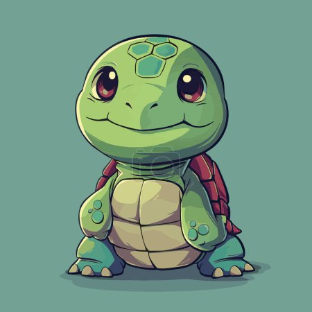 Adorable Turtle Funny Game Inspired Vector for your work's logos, T-shirt merchandise, stickers, label designs, posters, greeting cards, and advertising for business entities or brands.