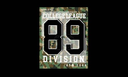 College League division New York impression camouflage.