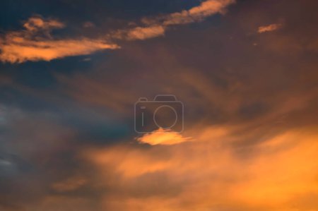 Photo for Beautiful sunset sky and clouds - Royalty Free Image