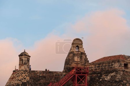 Foto de Cartagena, Bolívar, Colombia. 20 de diciembre de 2018: Fuerte de San Felipe de Barajas. - Imagen libre de derechos