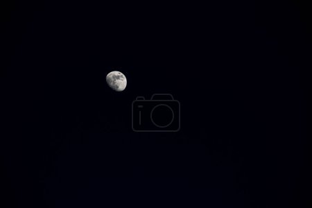Foto de Foto de la luna llena con fondo negro. Colombia. - Imagen libre de derechos