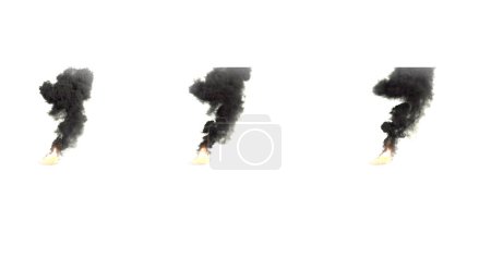 Téléchargez les photos : Explosion de bombe avec fond blanc - en image libre de droit