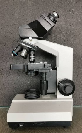 Highly Detailed Microscope in Science Laboratory