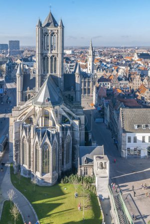 Téléchargez les photos : Gante, Belgique, Europe, ville de charme - en image libre de droit