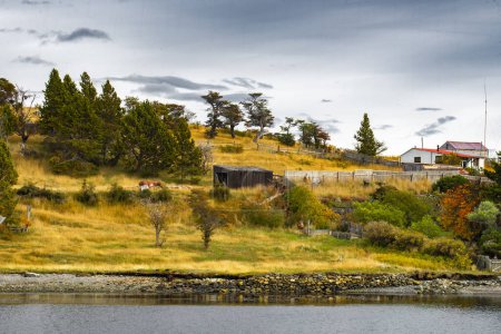Foto de Harberton Ranch, Tierra del Fuego, Usuahia, Canal Beagle, Argentina. Foto de alta calidad - Imagen libre de derechos
