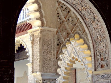 Téléchargez les photos : Alcazar royal de Séville, Andalousie, Espagne. Photo de haute qualité - en image libre de droit