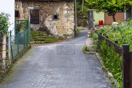 Photo for Santianes, a town in Asturias, Spain. High quality photo - Royalty Free Image