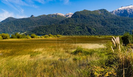 Téléchargez les photos : Navigation sur le lac de Todos los Santos - Peula Chili - Traversée des Andes. Photo de haute qualité - en image libre de droit