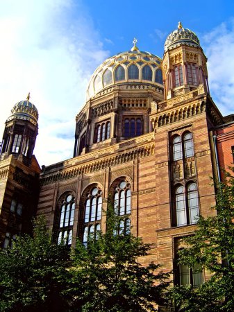Téléchargez les photos : Nouvelle synagogue berlinoise Centrum Judaicum. Photo de haute qualité - en image libre de droit