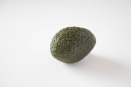 Avocado fruit on white background  