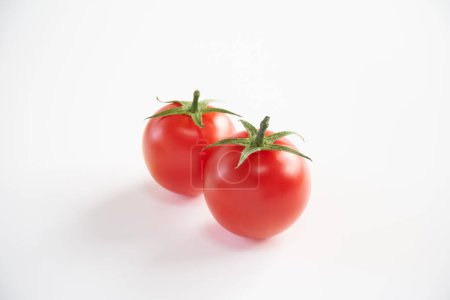 Mini Tomato fruit on white background    