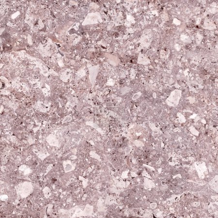 Photo for Natural pink terrazzo stone texture background, stoneware flooring, mosaic pattern, vitrified polished floor tiles, interior exterior floor and wall tiles - Royalty Free Image