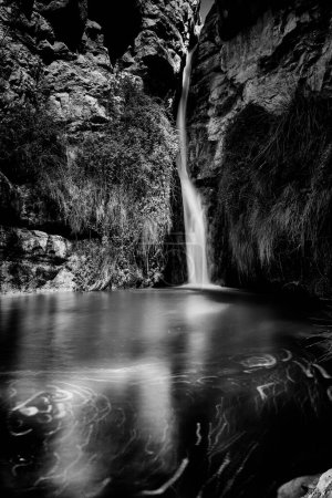 Photo for El Salt Waterfall in Jijona - Royalty Free Image