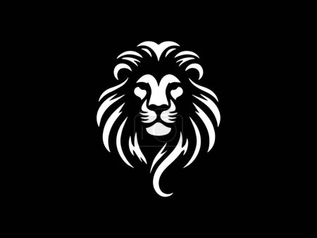 Lion logo design vector template. lion head logo design icon vector illustration.