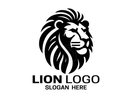León Logo Diseño Icono Símbolo Vector Plantilla