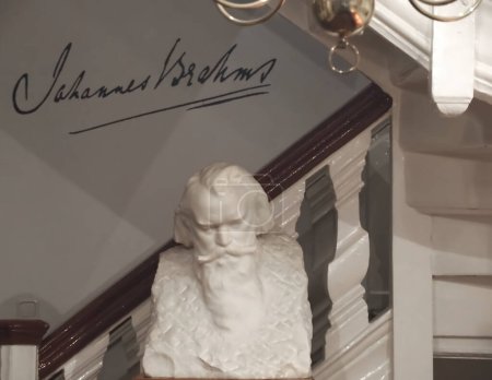 Foto de Dentro del museo Johannes Brahms en Hamburgo en Alemania - Imagen libre de derechos