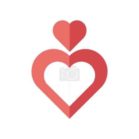 Foto de Corazón logotipo plantilla vector icono diseño - Imagen libre de derechos
