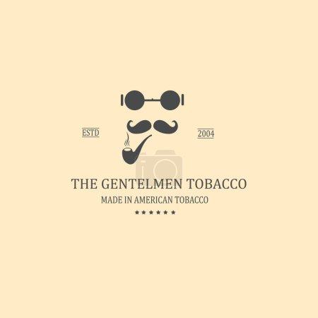 Photo for A place for logo design gentlemen to relax and smoke - Royalty Free Image
