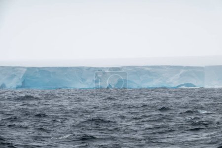 Photo for Closeup of A23a iceberg, world's biggest iceberg calved from the FilchnerRonne Ice Shelf in 1986. Photographed on December 10, 2023 - Royalty Free Image