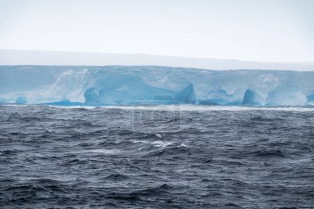 Photo for Beautiful ice structures of the A23a, the world's largest tabular iceberg - Royalty Free Image