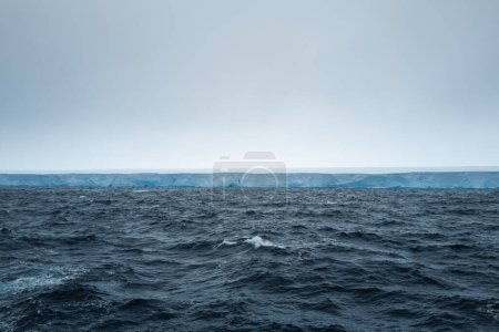 Photo for World's largest iceberg A23a shot from a cruise ship south of the Clarence Island, South Shetland Islands - Royalty Free Image